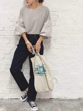 「エコバッグ」｜bohmal_hさん（レディース・164cm）の秋コーディネート