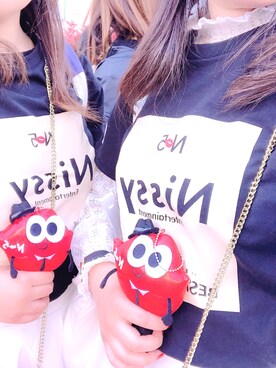 「Nissyのアイテム（Tシャツ/カットソー、ブラック系）」を使った、kazuhaさん（レディース）の春コーディネート