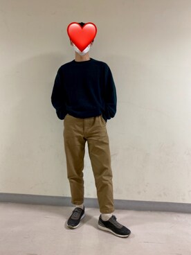 「COMME CA ISM（コムサイズム）のアイテム（シューズ）」を使った、YY兄弟さん（メンズ・166cm）の冬コーディネート