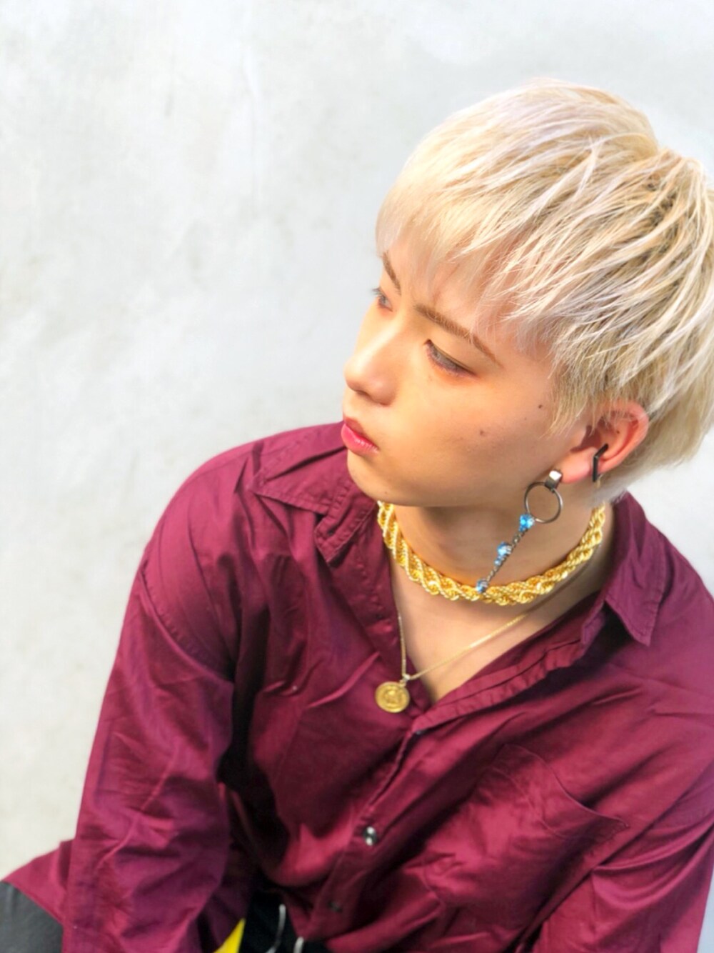「夏セールで買いました、カジュアルコーデ、ootd、きれいめカジュアル、RAGEBLUE、24karats、EMODA、Dr.Martens、低身長、プチプラ」｜「EMODAのCANDY DISCOピアス（ピアス（両耳用）、ブルー系）」を使った、快晴(Kaisei)さん（メンズ・163cm）の夏コーディネートの1枚目の写真