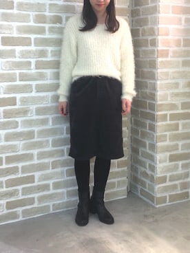 たにはたさん（レディース・157cm）の冬コーディネート