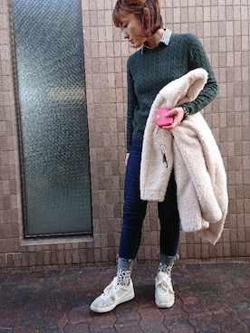 Atさん(レディース・161cm)の冬コーディネート
