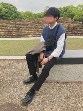 Machaさん（メンズ・171cm）の春コーディネート