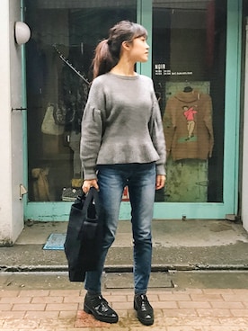 mya_yu（cherie aimer trip）さん（レディース・159cm）の冬コーディネート