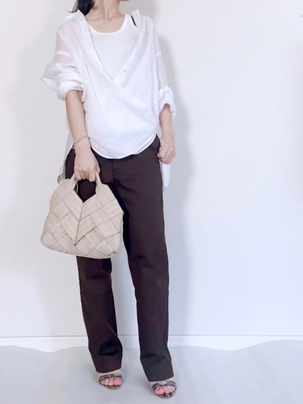 フレームワーク　フレンチリネン 2WAY シャツ FRAMeWORK(フレームワーク)の「FRENCH LINEN 2WAY SH」 - PARTE