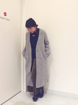 「SEVENDAYS=SUNDAY（セブンデイズサンデイ）のアイテム（ジャケット/アウター）」を使った、annaさん（レディース・148cm）の冬コーディネート