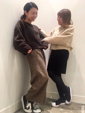「コラボ」｜「アイテム（その他）」を使った、annaさん（レディース・148cm）の秋コーディネート