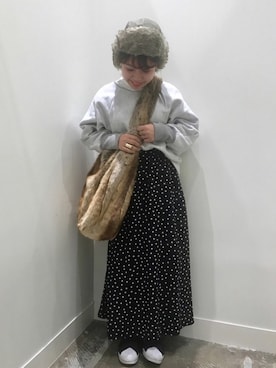 「77circa」｜annaさん（レディース・148cm）の冬コーディネート