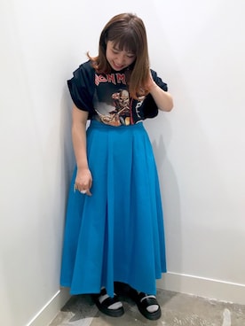 「77circa」｜annaさん（レディース・148cm）の夏コーディネート