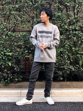 「DR.DENIM（ドクターデニム）のアイテム」を使った、OFFSHORE  STAFFさん（メンズ・168cm）の秋コーディネート