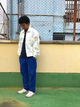 「OFFSHORE（オフショア）のアイテム」を使った、OFFSHORE  STAFFさん（メンズ・168cm）の春コーディネート