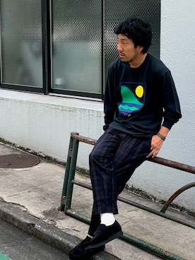 「クラークス」｜OFFSHORE  STAFFさん（メンズ・168cm）の秋コーディネート