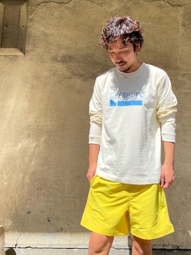 「OFFSHORE（オフショア）のアイテム」を使った、OFFSHORE  STAFFさん（メンズ・168cm）の春コーディネート