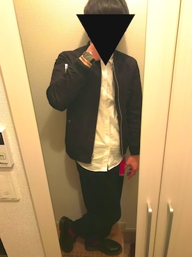 「アイテム（バングル/リストバンド）」を使った、きりんさん（メンズ・177cm・20代）の冬コーディネート