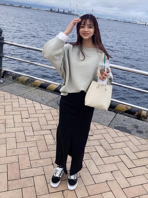 Miku Jeanasis千葉ペリエ店 Azul By Moussyのデニムスカートを使ったコーディネート Wear