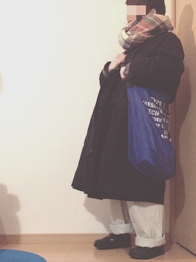 「zucca」｜「アイテム（シャツワンピース）」を使った、葉さん（レディース・144cm）の冬コーディネート
