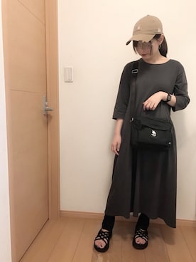 「152cm」｜「アイテム（腕時計）」を使った、FLさん（レディース・152cm）の秋コーディネート