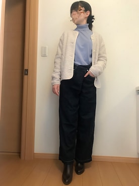 「152cm」｜「アイテム（その他アウター）」を使った、FLさん（レディース・152cm）の秋コーディネート