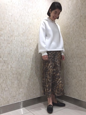 Miho Iijimaさん(レディース・166cm)の冬コーディネート