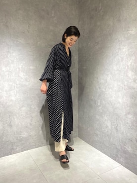 「TILLETT（ティレット）のアイテム」を使った、Miho Iijimaさん（レディース・166cm）の春コーディネート