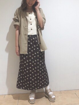 Rino / 骨格ストレートさん（レディース・155cm）の夏コーディネート