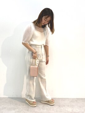 Rino / 骨格ストレートさん(レディース・155cm)の夏コーディネート
