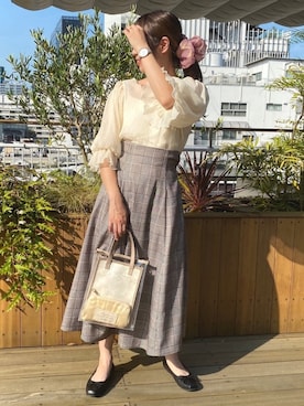 Rino / 骨格ストレートさん（レディース・155cm）の夏コーディネート