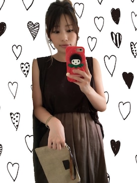 「AMERICAN HOLIC」｜ちゃみぞうさん（レディース・155cm）の夏コーディネート