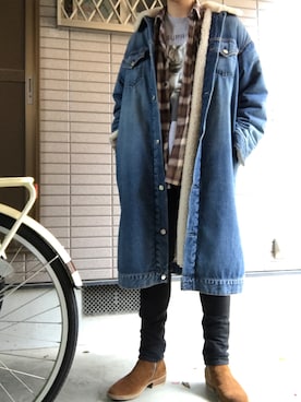 「RAGS McGREGOR （ラグスマックレガー）のアイテム（シューズ）」を使った、まっきんとっしゅさん（メンズ・173cm）の春コーディネート