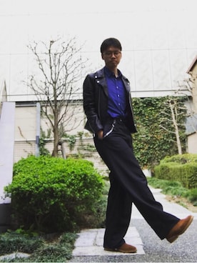 「RAGS McGREGOR （ラグスマックレガー）のアイテム（シューズ）」を使った、まっきんとっしゅさん（メンズ・173cm）の春コーディネート