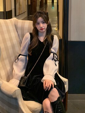 「スウィート」｜dwstyle_storeさん（レディース・161cm）の冬コーディネート