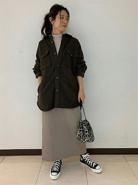 「JOURNAL STANDARD（ジャーナルスタンダード）のアイテム（ブルゾン）」を使った、hitomiさん（レディース・159cm）の秋コーディネート