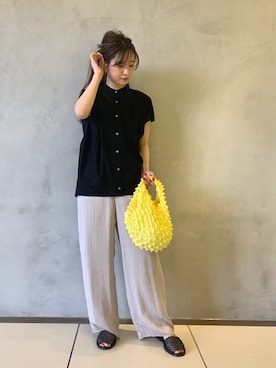 「AVARCAS（アバルカス）のアイテム」を使った、hitomiさん（レディース・159cm）の夏コーディネート