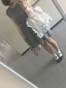 「Katie（ケイティ）のアイテム（バッグ）」を使った、にっきさん（レディース・162cm）の春コーディネート