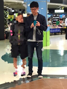 「ジャックパーセル」｜「アイテム（ブルゾン）」を使った、komiさん（メンズ・178cm）の秋コーディネート