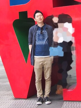 komiさん（メンズ・178cm）の冬コーディネート