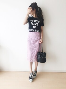 yuuka.kさんの「コードレース スカート◆」を使ったコーディネート