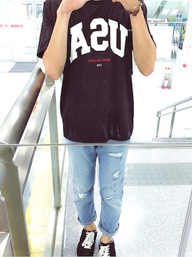 ヒメマルさん（メンズ・172cm）の夏コーディネート