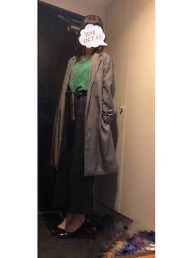 かさん（レディース・163cm）の秋コーディネート