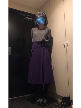 かさん（レディース・163cm）の冬コーディネート