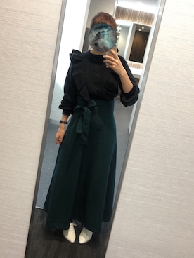 「laboratory work（ラボラトリーワーク）のアイテム」を使った、かさん（レディース・163cm）の冬コーディネート