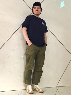 「AVIREX（アヴィレックス）のアイテム（腕時計）」を使った、K.ODAさん（メンズ・178cm）の春コーディネート