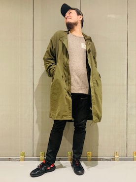 「やっぱりストリートが好き」｜「アイテム（モッズコート）」を使った、K.ODAさん（メンズ・178cm）の秋コーディネート