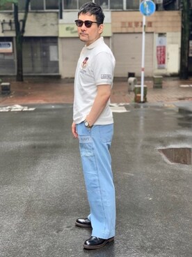 「AVIREX（アヴィレックス）のアイテム（腕時計）」を使った、K.ODAさん（メンズ・178cm）の春コーディネート