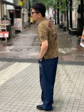 「AVIREX（アヴィレックス）のアイテム（腕時計）」を使った、K.ODAさん（メンズ・178cm）の春コーディネート