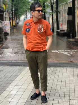 「AVIREX（アヴィレックス）のアイテム（腕時計）」を使った、K.ODAさん（メンズ・178cm）の春コーディネート