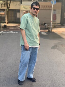 「AVIREX（アヴィレックス）のアイテム（リング）」を使った、K.ODAさん（メンズ・178cm）の春コーディネート