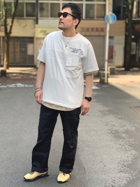 「AVIREX（アヴィレックス）のアイテム（リング）」を使った、K.ODAさん（メンズ・178cm）の春コーディネート