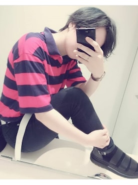 「PATRICK（パトリック）のアイテム（トップス）」を使った、NNKさん（メンズ・157cm）の秋コーディネート