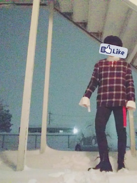 「sevens（セブンズ）のアイテム（帽子）」を使った、NNKさん（メンズ・157cm）の冬コーディネート